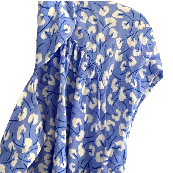 Free People So Fetch Wrap Slit  Ditsy Floral Midi Maxi Dress Size 0 - Picture 6 of 9